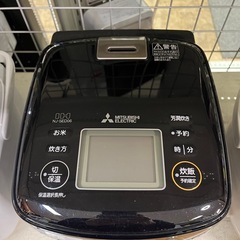 【ジャングルジャングル深井店】★K0 炊飯器 ミツビシ NJ-SED06 2022年製 黒 ブラック  堺市 深井【FU2882】の画像