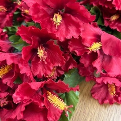 レイ　フラダンス　ハイビスカス　髪飾り　造花　の画像