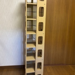 本棚　回転式　　DVD CDラックの画像