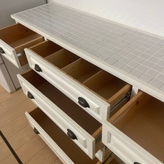 アンティーク調食器棚(オーダーメイド)の画像