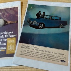 アンティークポスターセット　広告の画像