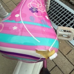 自転車　16インチ　補助輪付きの画像