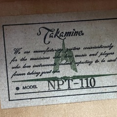 ◇ドリーム尼崎1号館◇【ジモティー割引対象商品】Takamine NPT-110 エレアコの画像