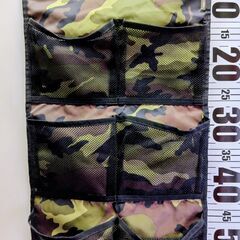 ウォールポケット　壁掛け収納式ポケット　カモフラージュ　6つの収納ポケット　ドアハンガーポケットの画像