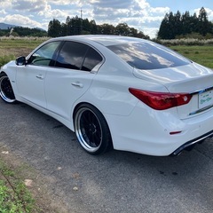 スカイライン 26年 HV 車検9年11月 ナビ 車高調 BT アラモニ 地デジの画像