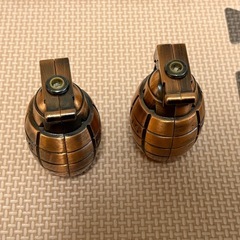 昭和レトロ 手榴弾型　機関車型 ライター 喫煙 煙草　MK.7 J.S ミリタリー　ジャンク　当時物の画像