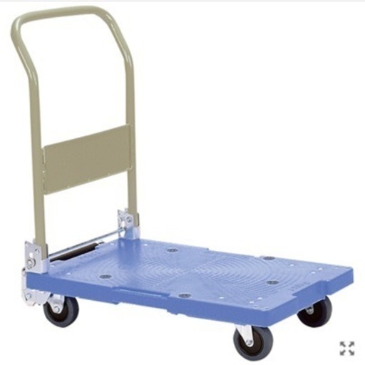 未使用　静快台車 150Kg DSK-101B ブレーキ付