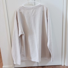 メンズ 長袖 ベージュトップスLさいずサイズの画像