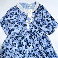 新品★タグ付き★earth music&ecology 花柄 ワンピース M 定価6000円の画像