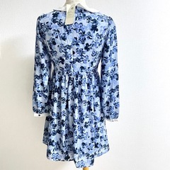 新品★タグ付き★earth music&ecology 花柄 ワンピース M 定価6000円の画像