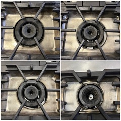 2018年 マルゼン卓上5口ガスコンロ 1200x600x200 都市ガスの画像