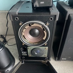 DENON スピーカー　東芝Wカセット　SONY　ラジオ他　現状品まとめの画像