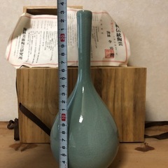青磁   花瓶、一輪挿しの画像