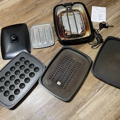 アイリスオーヤマ　ホットプレート　焼肉・たこ焼き・平面プレート　の画像