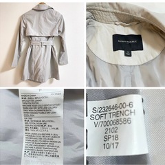 バナナリパブリック スプリングコート トレンチコート Sサイズの画像