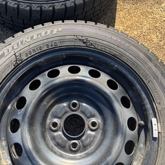 アクア、ノート等　175/6565R15スタッドレスタイヤ ホイール付き4本セットの画像