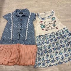 120 夏　半袖　ワンピース
の画像