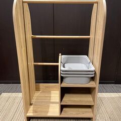 【展示品・未使用】キッズハンガーラック 子ども用家具 参考価格1...