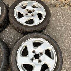 165/55R14 ZEETEX（ジーテックス） 2017年製 アルミ 14×4.5J  P.C.D 100×4H オフセット 45 4本セットの画像