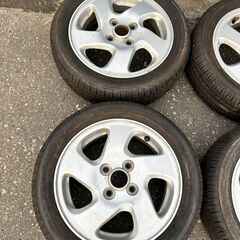 165/55R14 ZEETEX（ジーテックス） 2017年製 アルミ 14×4.5J  P.C.D 100×4H オフセット 45 4本セットの画像