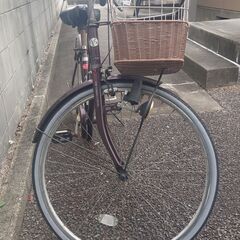 シティサイクル　26インチ　後輪パンクの画像