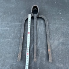 備中鍬　三又　三本くわ鍬の画像