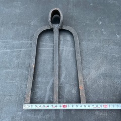 備中鍬　三又　三本くわ鍬の画像