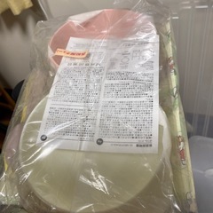 西松屋　　　手提げバッグとプレートセットの画像