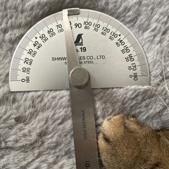 シンワ プロトラクター No.19 シルバー　測定工具の画像