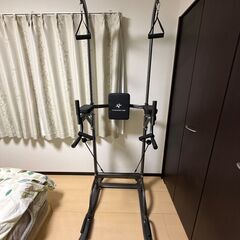 【美品】GOGOJUMP 懸垂マシン 耐荷重180kg 11段階高さ調整 多機能筋トレ器具 家庭用の画像