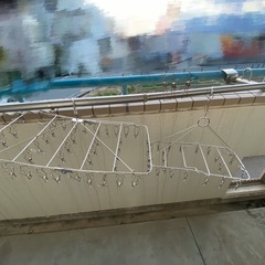  受け渡し決定済⭐︎物干し竿とスチールピンチハンガーの画像