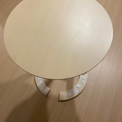 サイドテーブル ロータス ナチュラル 防災 新生活 木製 一人暮らし