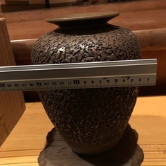 信楽焼花瓶の画像