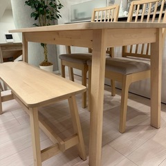 【美品】ダイニングテーブルセット 北欧 IKEAの画像
