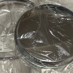 薄型金属ザルとトレーセットとボウルセットの画像