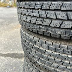 145/80R12 ヨコハマ iceGUARD 2015年製 鉄ちんホイール 冬タイヤ4本セットの画像