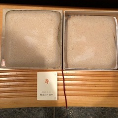 信楽角皿2枚の画像