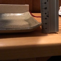 信楽角皿2枚の画像