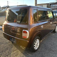 【総額コミコミ】広島発プライムゲート19年アルトラパン　Gエディション　車検令和８年１０月　ワンオーナー　内外装美車　後期最終モデル　ブラウンカラー　社外ナビ　地デジテレビ　キーレスリモコン　純正１３インチアルミホイール　プライバシーガラス　ベンチシート　タイミングチェーン　修復歴無し　ディーラー系オークション仕入　軽自動車　格安の画像