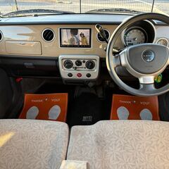 【総額コミコミ】広島発プライムゲート19年アルトラパン　Gエディション　車検令和８年１０月　ワンオーナー　内外装美車　後期最終モデル　ブラウンカラー　社外ナビ　地デジテレビ　キーレスリモコン　純正１３インチアルミホイール　プライバシーガラス　ベンチシート　タイミングチェーン　修復歴無し　ディーラー系オークション仕入　軽自動車　格安の画像