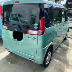 スズキ　スペーシア　4WD すぐに乗れます　スタッドレスタイヤ付きの画像
