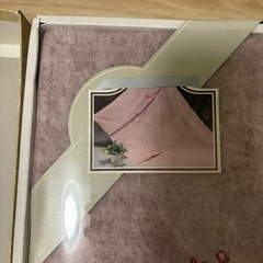 【取引中
】ボーダー刺繍入りシーツの画像