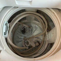 新生活始める方🌸ボタン部分少し浮きあり💦7.0㎏HITACHI日立2017年製BW-V70B洗濯機青•白の画像