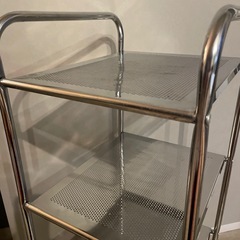 キャスター付き　マルチワゴン　キッチンワゴン　中古ですの画像