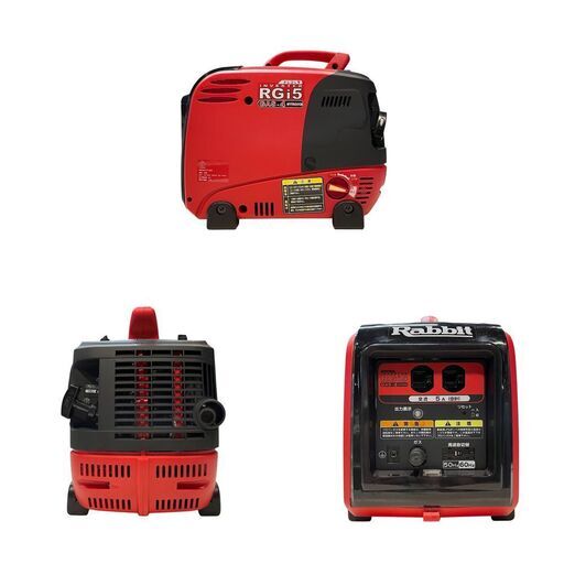 ほぼ未使用○マキタ沼津○ ラビット ガスエンジン・インバータ発電機