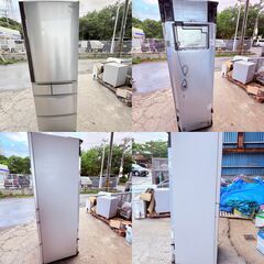 【✨ファミリータイプ‼️】Panasonic ノンフロン冷凍冷蔵庫 NR-E431V-N（2016年製）411L✨簡易清掃・動作確認済❗️の画像