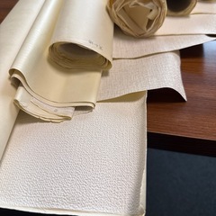建築資材 余り クロス 壁紙 白系まとめ売りの画像