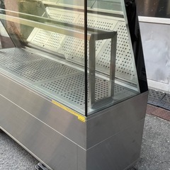 【動確済み】希少 特注品 美品 対面ホットショーケース 三相 200V 照明/単相 100V 使用頻度少ない美品 W1720×D600×H1300mm 〜75℃ 大阪発の画像