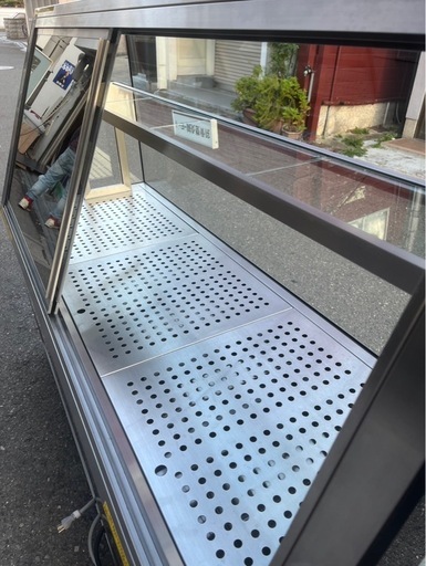 【動確済み】希少 特注品 美品 対面ホットショーケース 三相 200V 照明/単相 100V 使用頻度少ない美品 W1720×D600×H1300mm 〜75℃ 大阪発