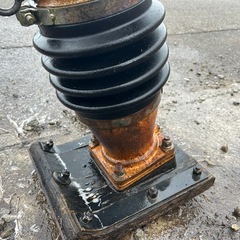 明和　ランマー タンピング 高打撃 RTc-65 転圧機 タンパランマー 地固め 整地 舗装 道路 仕上げ 建設機械 ロビンエンジン　宮崎　簡易始動動画ありの画像